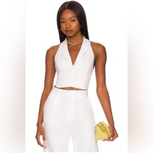 Lovers and friends  Sydney vest in white